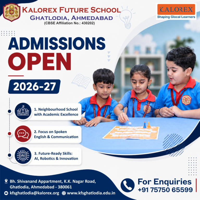 KFS Ghatlodia admission banner